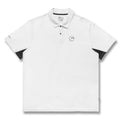 Malbon Performance Pique Golf Polo White/Black