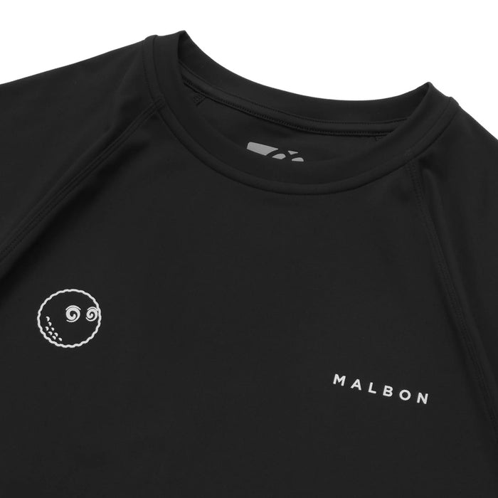 Malbon Performance Poly Breathable Tee Golf T-Shirt Black