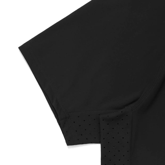 Malbon Performance Poly Breathable Tee Golf T-Shirt Black