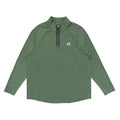Malbon Performance Raglan Quarter Zip Golf Pullover Forest