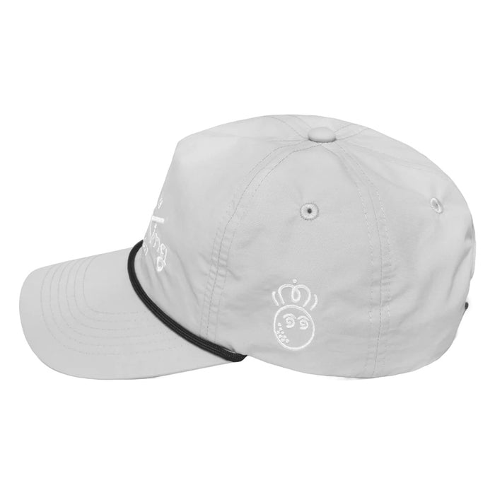Malbon Roll King Nylon Rope Golf Cap Steel - FW24