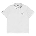 Malbon Roll King Performance Pique Golf Polo White - FW24