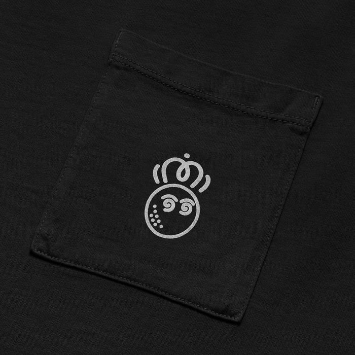 Malbon Roll King Pocket Golf T-Shirt Black - FW24