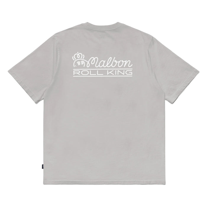 Malbon Roll King Pocket Golf T-Shirt Steel - FW24