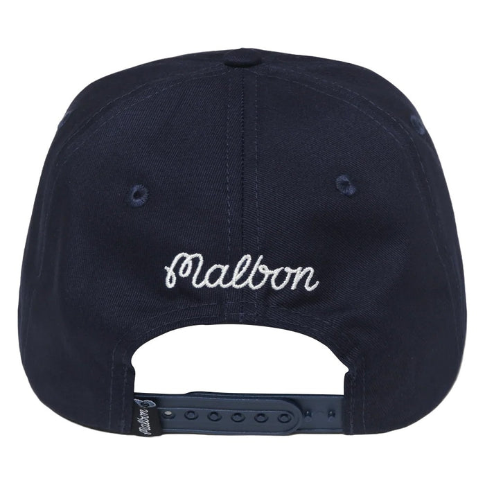 Malbon Trophy Twill Rope Golf Cap Navy - FW24