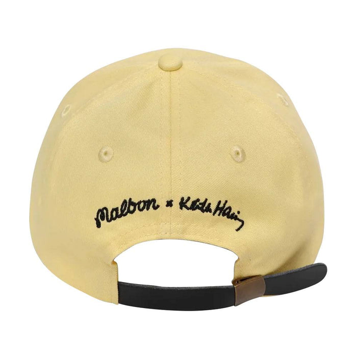 Malbon x Keith Haring Dad Golf Cap Pale Yellow