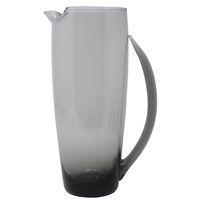Vintage Morgantown Cocktail Pitcher Smoke Glass Set Pitcher | The Hour Shop