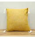 Mustard Pillow w/ Tassels