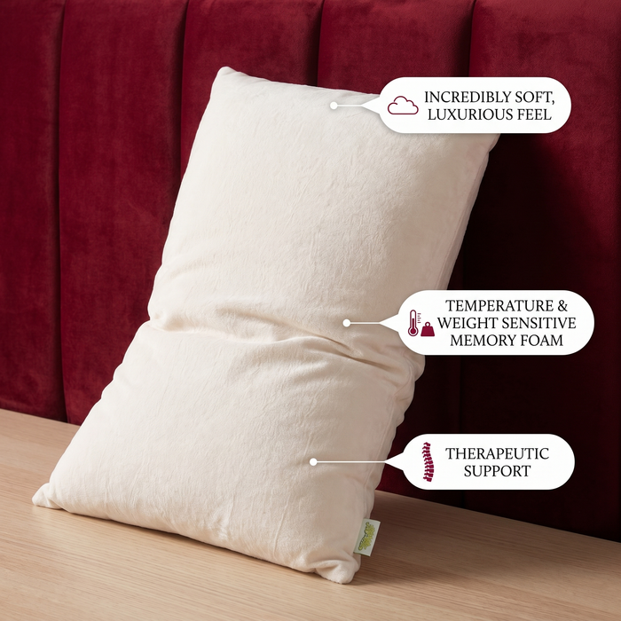 Natura Luscious Memory Foam Pillow, view 5 - Mattress Miracle Brantford
