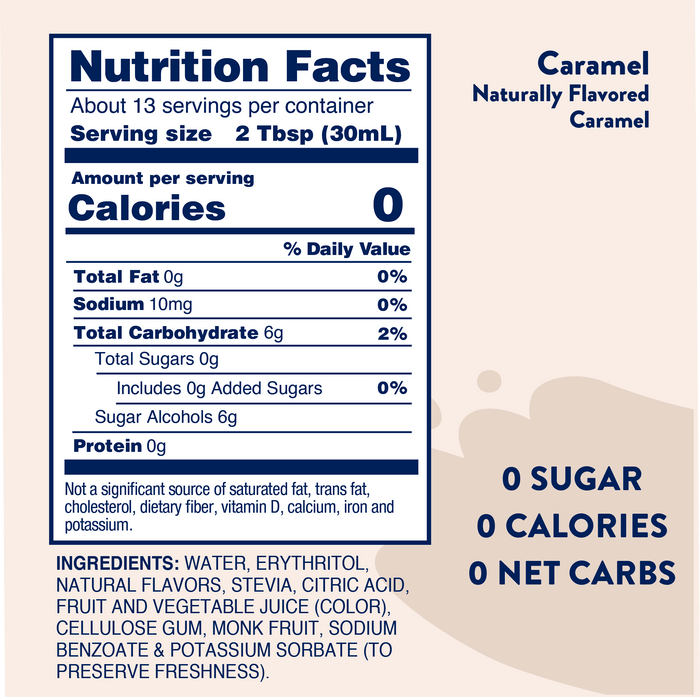 Naturally Sweetened Caramel Syrup