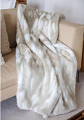 NEW! Winter Rabbit Faux Fur Throw