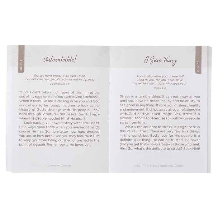 One-Minute Devotions for Women Softcover
