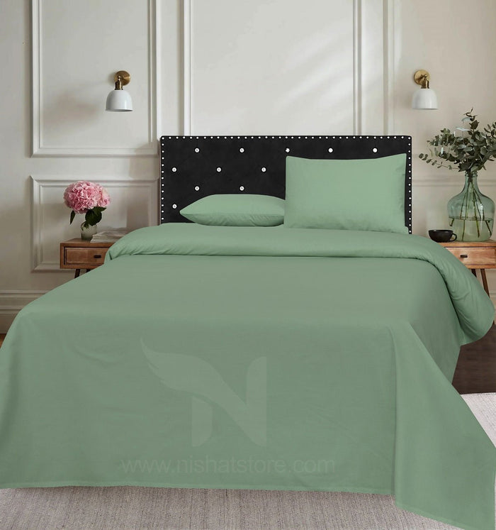 Plain Double Bed Sheet Design NC-C 162 - Nishat Creative Store