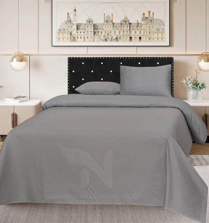 Plain Double Bed Sheet Design NC-S 172 - Nishat Creative Store