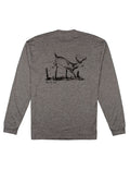 Portland Pocket Tee LS Jumping Buck Gravel