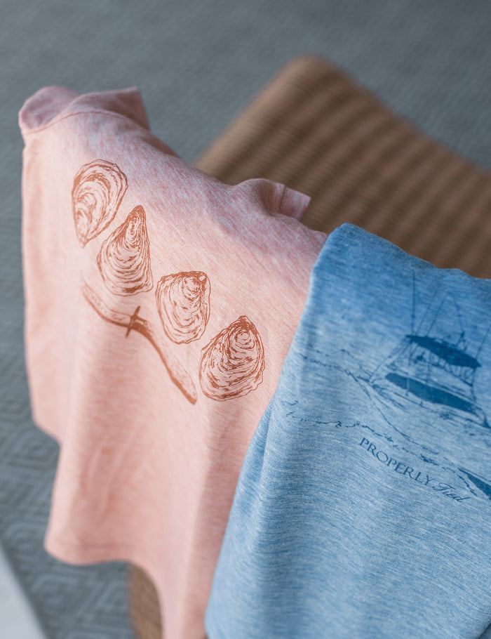 Portland Pocket Tee SS Oysters Clay