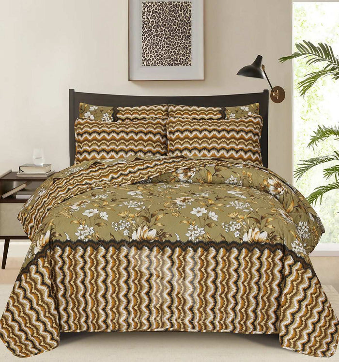 Quilted Comforter Set 6 Pcs Design 948 - Nishat Creative Store