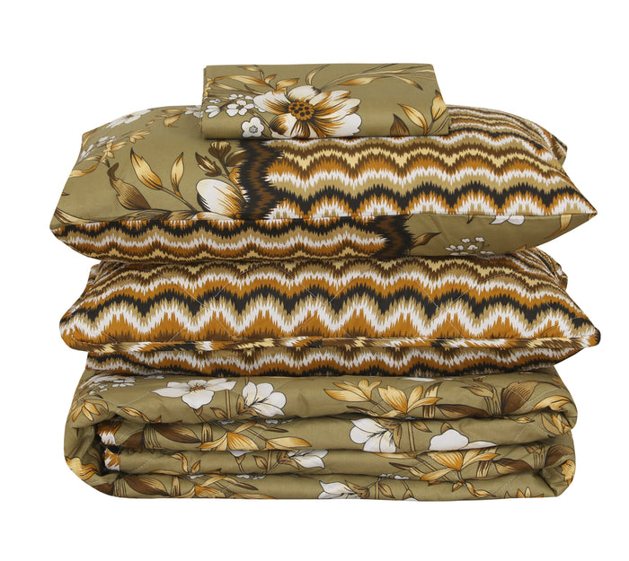 Quilted Comforter Set 6 Pcs Design 948 - Nishat Creative Store