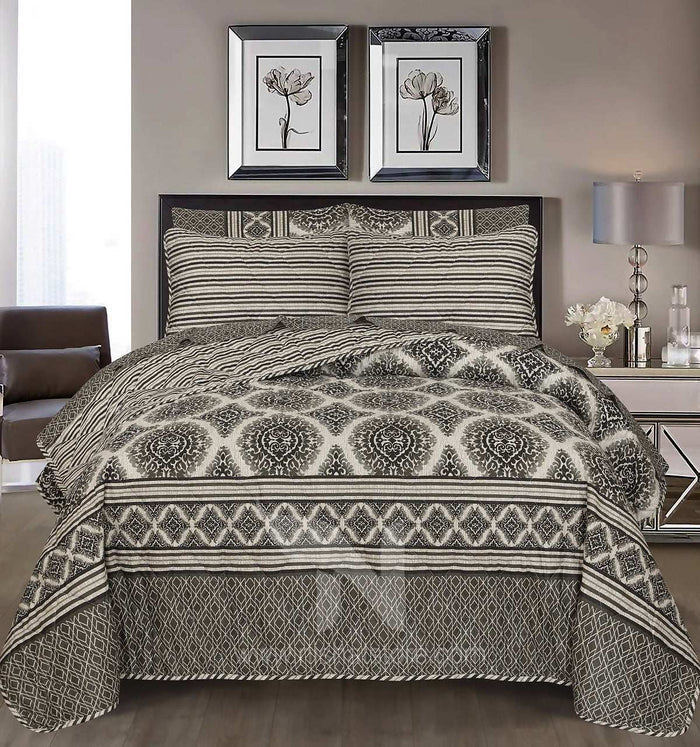 Quilted Comforter Set 6 Pcs Design 950 - Nishat Creative Store