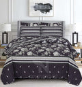 Quilted Comforter Set 6 Pcs Design 955 - Nishat Creative Store