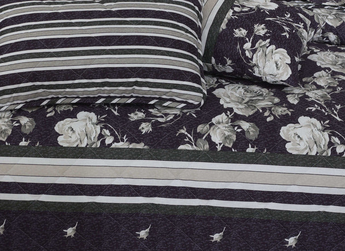 Quilted Comforter Set 6 Pcs Design 955 - Nishat Creative Store