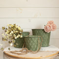 Quilted Metal Pail