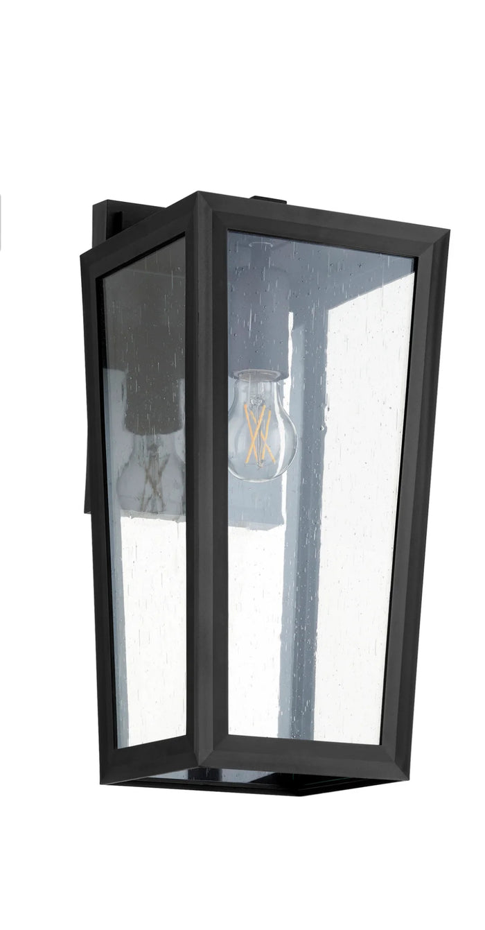 Quorum Bravo 715-8-69 1 Light 17.25 inch Black Outdoor Wall Lantern