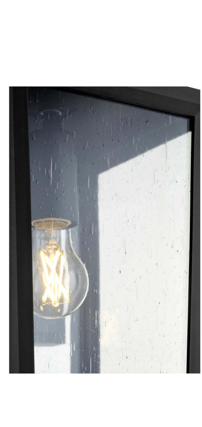 Quorum Bravo 715-8-69 1 Light 17.25 inch Black Outdoor Wall Lantern