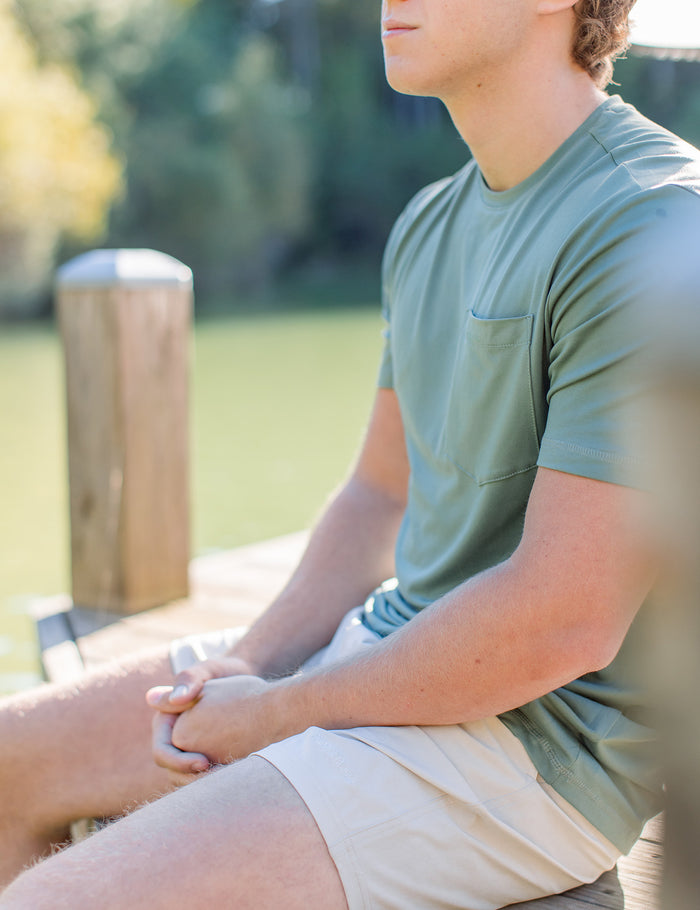 Ravine Pocket Tee SS Fog