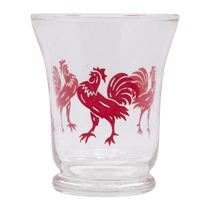 Vintage Red Rooster Cocktails for Four Pitcher Set Cocktail Glass | The Hour Shop
