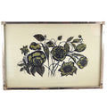 Vintage Reverse Painted Flower Tray | The Hour Shop