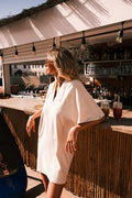 Robe éponge à capuche Naturel Pearl
