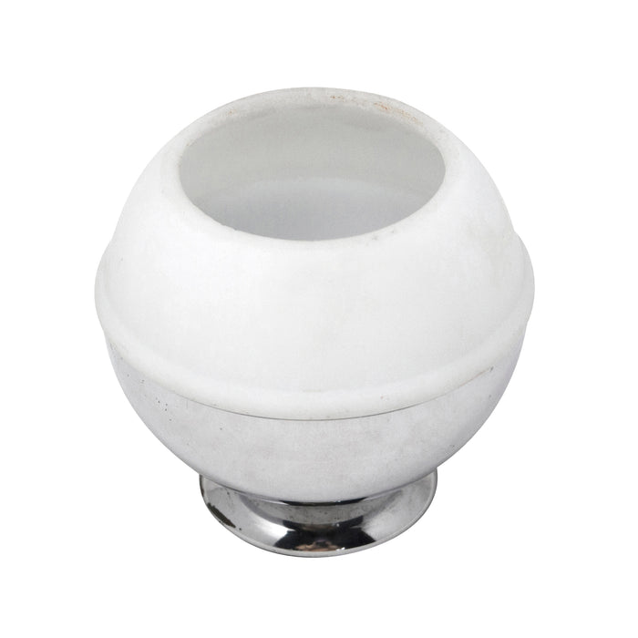 Vintage Russel Wright Chase Chrome Condiment Bowl Top | The Hour Shop