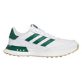 Adidas S2G Leather 24 Spikeless Golf Shoes Cloud White/Collegiate Green/Gum - 24 Men