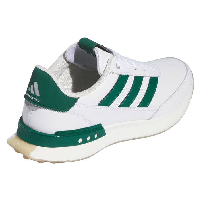 Adidas S2G Leather 24 Spikeless Golf Shoes Cloud White/Collegiate Green/Gum - 24 Men