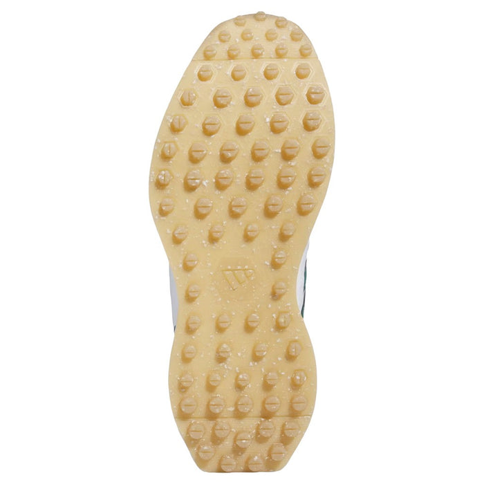 Adidas S2G Leather 24 Spikeless Golf Shoes Cloud White/Collegiate Green/Gum - 24 Men