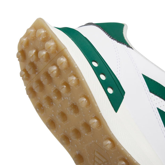 Adidas S2G Leather 24 Spikeless Golf Shoes Cloud White/Collegiate Green/Gum - 24 Men