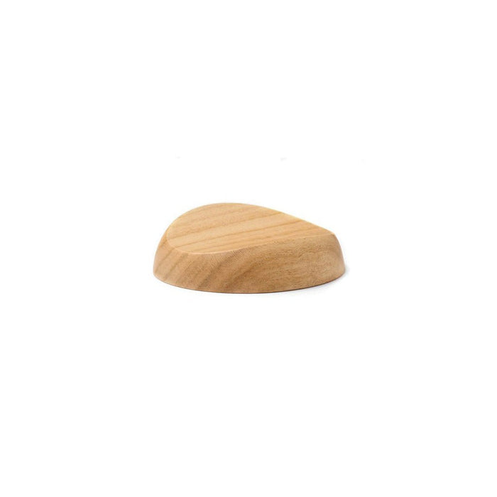 Wooden pen rest on white background