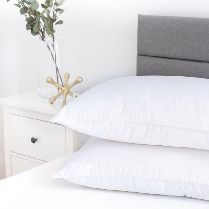 Santa Barbara 289TC White Goose Down Pillow - Mattress Miracle Brantford