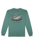 Set The Hook LS Marine Green