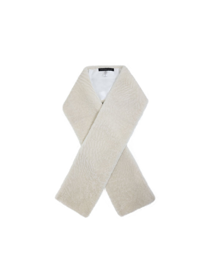 Sheared  Shearling Scarf