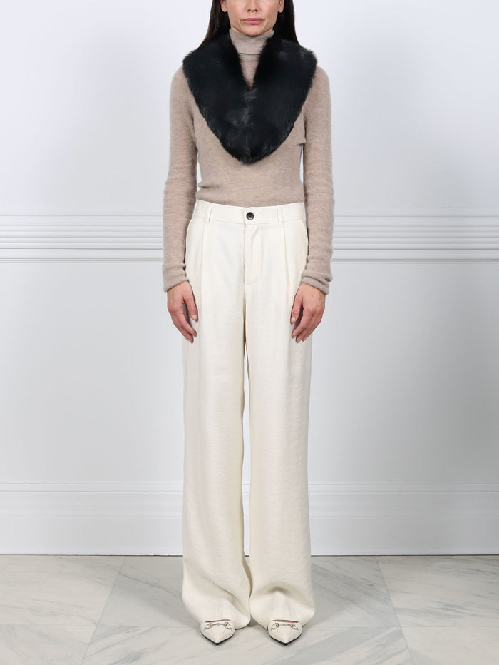 Shearling Shawl Collar