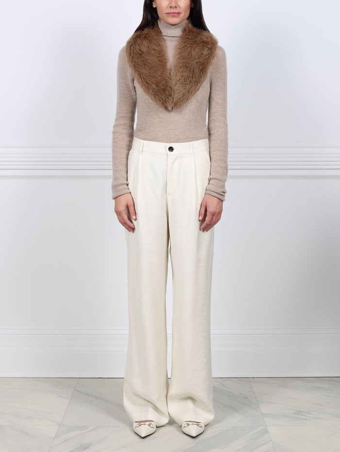 Shearling Shawl Collar