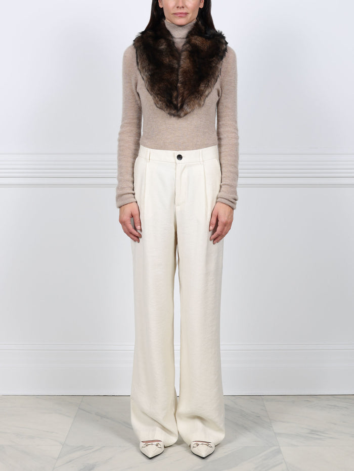 Shearling Shawl Collar