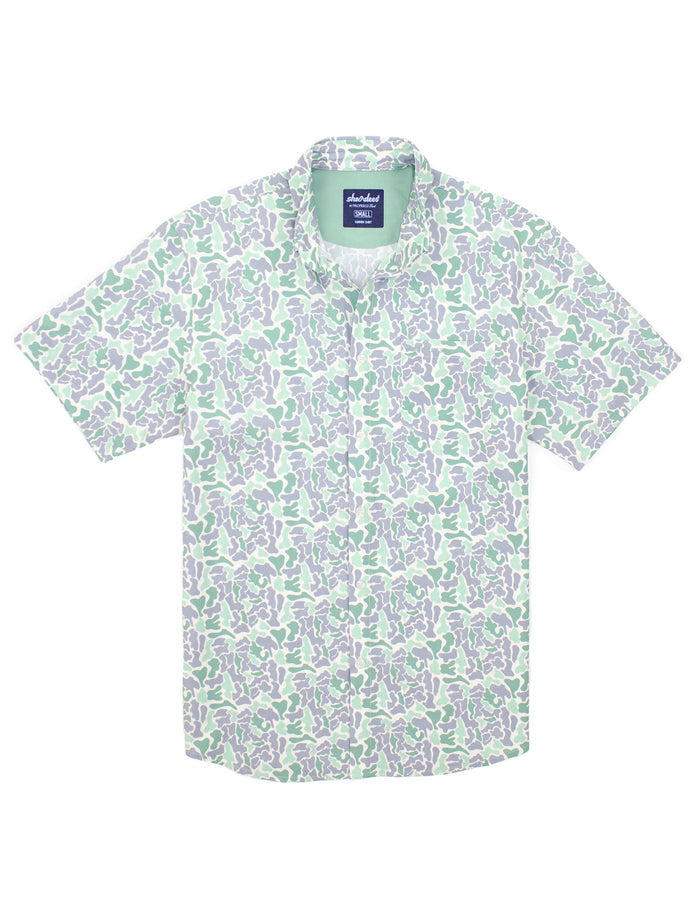 Shordees Summer Shirt Sage Camo