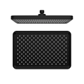 Shower Head Black Large - Matte Black Rainfall Shower Head Pakistan - Aqua Bath