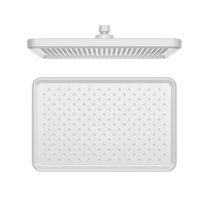 Shower Head White Large - Luxury White Shower Head Pakistan - Aqua Bath