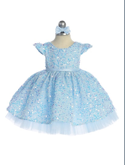 SOFT SEQUIN DRESS