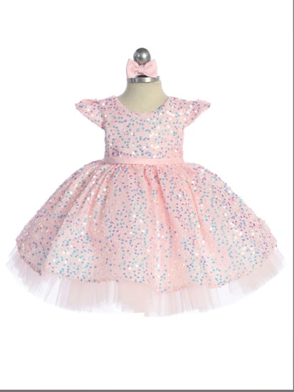 SOFT SEQUIN DRESS