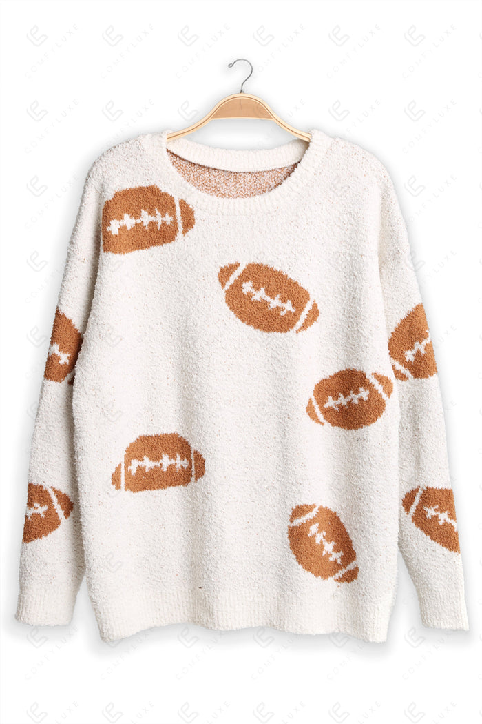 SPORTS PATTERN SWEATER FOOTBALL APPAREL